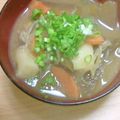 hatomugi茶's cooksnap of when they made おかずになる◇豚汁.