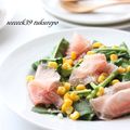 weeeek39's cooksnap of when they made ほうれん草と生ハムのサラダ.