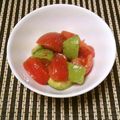 punchinello's cooksnap of when they made トマトとアボカドのサラダ.
