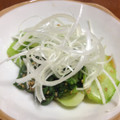 のち姫's cooksnap of when they made 青梗菜のナムル～レンジで簡単～.