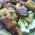 こあひるさん's cooksnap of when they made 豚肉のレンコン巻.