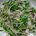 夏みっふぃー's cooksnap of when they made 豆苗とエノキとハムの卵とじ.