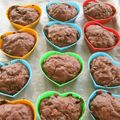 7world's cooksnap of when they made ココアとバナナのカップケーキ.