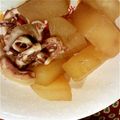 あゆくまくま's cooksnap of when they made やわらかイカと大根の煮物.