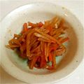 ラピスとラリマー's cooksnap of when they made ご飯がすすむ☆生姜のきんぴら.