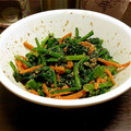 さおリラ's cooksnap of when they made ほうれん草のごま和え　ワサビ風味.
