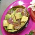 ▼mama's cooksnap of when they made アボガド&マグロわさマヨサラダ.
