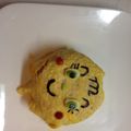 くうこママン's cooksnap of when they made キャラ弁☆メロンパンナちゃんオムライス.
