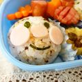 usaco3's cooksnap of when they made ☆キャラ弁☆ベビーアンパンマン.