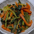ヨシヨッシー's cooksnap of when they made ほうれん草と人参のごま和え.