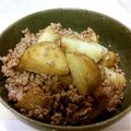 ハシゴマン's cooksnap of when they made ★☆新じゃがのそぼろ煮☆★.