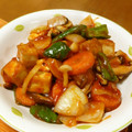 クロでん's cooksnap of when they made すし酢で簡単★厚揚げの酢豚風！.