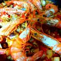ちひろF's cooksnap of when they made 魚介ダシたっぷりパエリア.