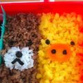 coco_bell's cooksnap of when they made そぼろごはんで＊簡単リラックマ弁当.