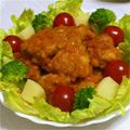 みょごろ's cooksnap of when they made ✿チキンのオレンジ風味♫BBQソース✿.