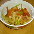 さとっち★'s cooksnap of when they made ∮セロリとにんじん✰カレー✰彡きんぴら∮.