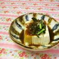 赤い電話's cooksnap of when they made 台湾冷奴☆豆腐＆ニラ　.