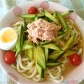 バコタさん's cooksnap of when they made 冷やしカレーサラダうどん.
