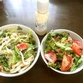 あくびぃー's cooksnap of when they made QPごまドレッシングのサラダうどん.