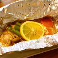月見なっとう's cooksnap of when they made 色とりどり野菜入り♪鮭のホイル焼き♪.
