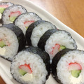かんひよママ's cooksnap of when they made 簡単！チーズの海苔巻き♪巻き♪ご飯.