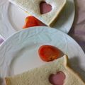 あい葉's cooksnap of when they made お花見✿簡単！桜のサンドイッチ✿.