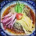 hereismiho's cooksnap of when they made 簡単冷やし中華.