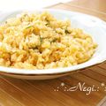 矢切のねぎちゃん's cooksnap of when they made たらこスパのソースで♪簡単チャーハン☆.