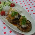 ゆみっちぇ's cooksnap of when they made 塩麹さん入れたハンバーグ♪.