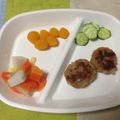 ＊にも＊'s cooksnap of when they made 手づかみ離乳食☆アレルギーっ子ハンバーグ.