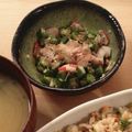 スパーズ22's cooksnap of when they made 海老とオクラのポン酢ジュレ小鉢.