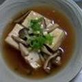 花ルン's cooksnap of when they made 豆腐のキノコあんかけ(人´ω｀*).