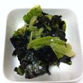 あい葉's cooksnap of when they made レタスと海苔のサラダ☆.