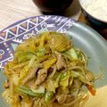 ぽろっとＱちゃん's cooksnap of when they made 肉野菜炒め.