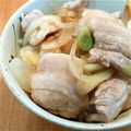 かのふうママ's cooksnap of when they made ネギ塩豚どん.