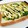 蒼ごはん❀'s cooksnap of when they made 焼肉のタレで☆アボカドキャベツのトースト.