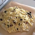 ♡はるちん56♡'s cooksnap of when they made チーズクリスピーピザ〜アンチョビのっけ。.