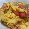 こぼきよ☆'s cooksnap of when they made プレ農家めし◆トマトと玉子オイスター炒め.