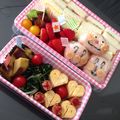 Rmamachan's cooksnap of when they made アンパンマンのピクニック弁当.