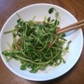 ゆたぱんつ's cooksnap of when they made 豆苗とベーコンの炒め物.