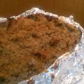 アメ雪's cooksnap of when they made 黒ごま&たっぷりﾊﾞﾅﾅ♪おからｹｰｷ.
