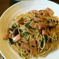 akari2525's cooksnap of when they made あるものだけで適当パスタ.