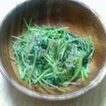 chie-zou88's cooksnap of when they made みつばとじゃこのニンニク炒め.