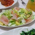 もりひめ's cooksnap of when they made 生ハムとキウイのグリーンサラダ.