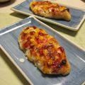 時花菜's cooksnap of when they made チーズとケチャップごはんの油揚げ焼き.