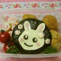 赤い電話's cooksnap of when they made キャラ弁☆チーズDEウサギちゃん.