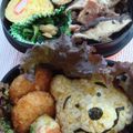 kachimachi's cooksnap of when they made プーさん大好き♪弁当（キャラ弁）.
