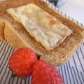 tomokoshiawase's cooksnap of when they made 子供でいいもん♪カラメルチーズ☆トースト.