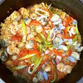 アカウント's cooksnap of when they made みんなでパエリア★ダッチオーブンでも.