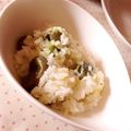 あゆみたろうさん's cooksnap of when they made 豆ご飯のチーズ味(無水鍋QC使用).